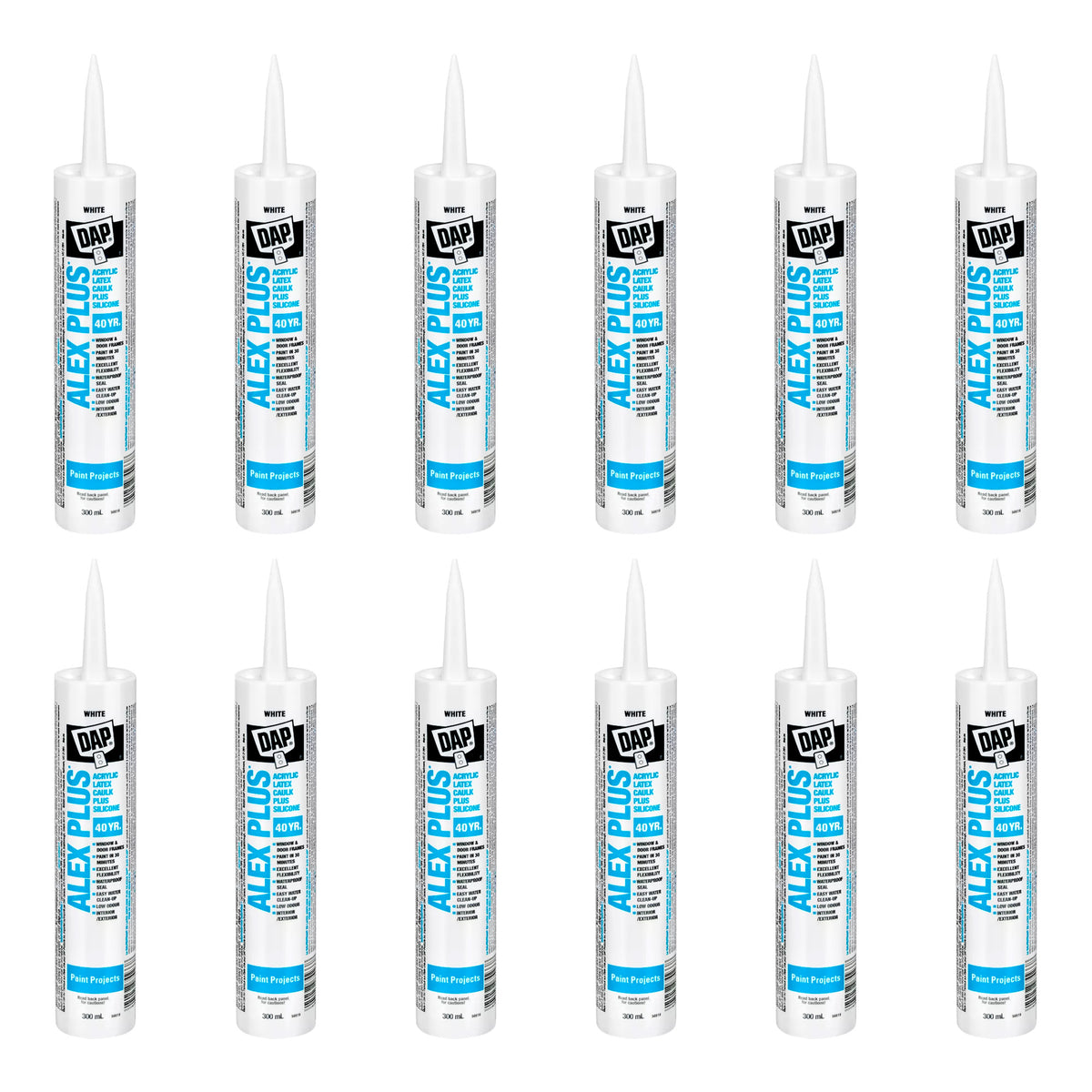 Dap Alex Plus® All-Purpose Acrylic Latex Caulk Plus Silicone