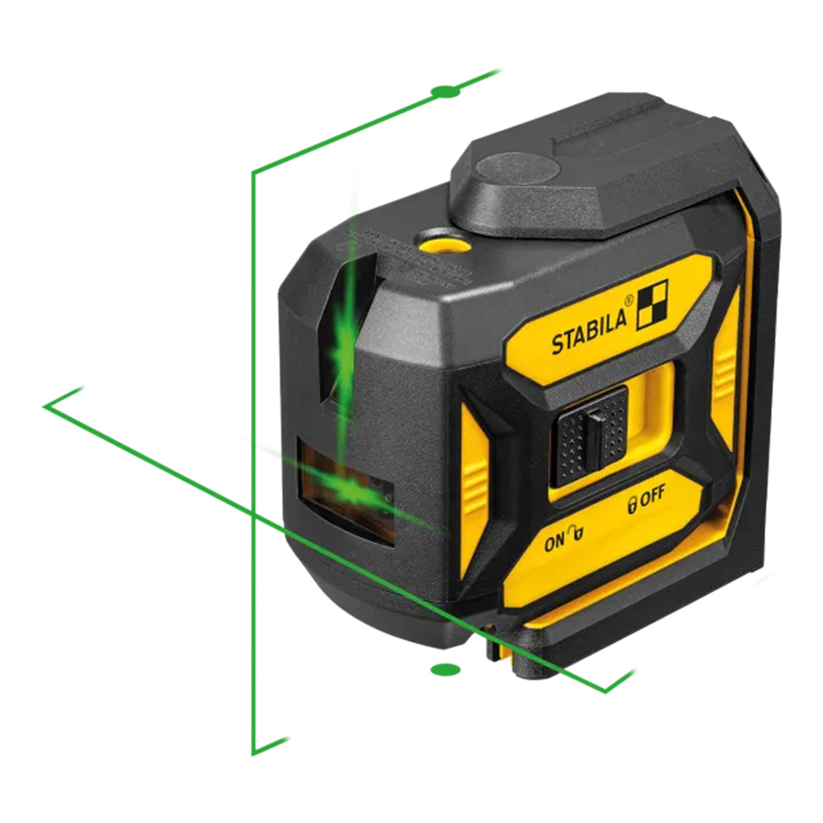 Stabila LAX320G Green Beam Cross Line Plus Plumb Dots Laser Level