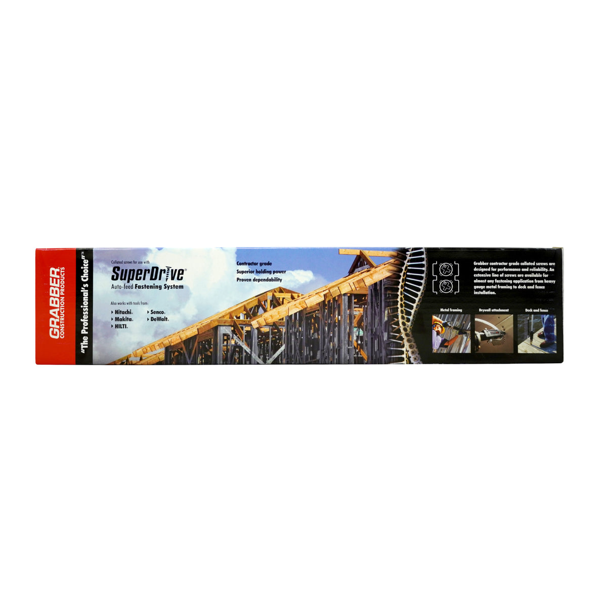 Grabber 6 X 1 5/8″ Drywall Collated Screws