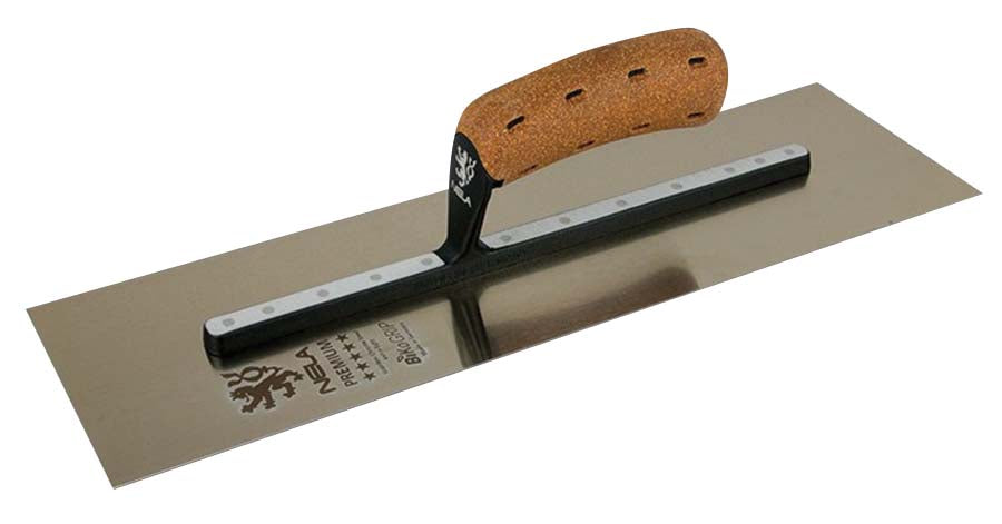 Nela Premium Curved Gold Chrome Stainless Steel Blade Trowel