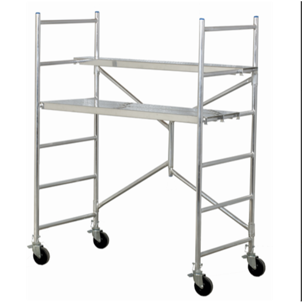 Circle Brand 6' Aluminum Folding Mobile Scaffold