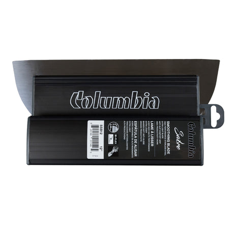 12-inch Columbia Sabre Smoothing Blade with stainless steel blade with rounded edges and black plastic body