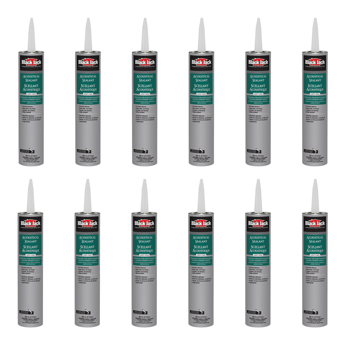Black Jack Acoustical Sealant (Grey)