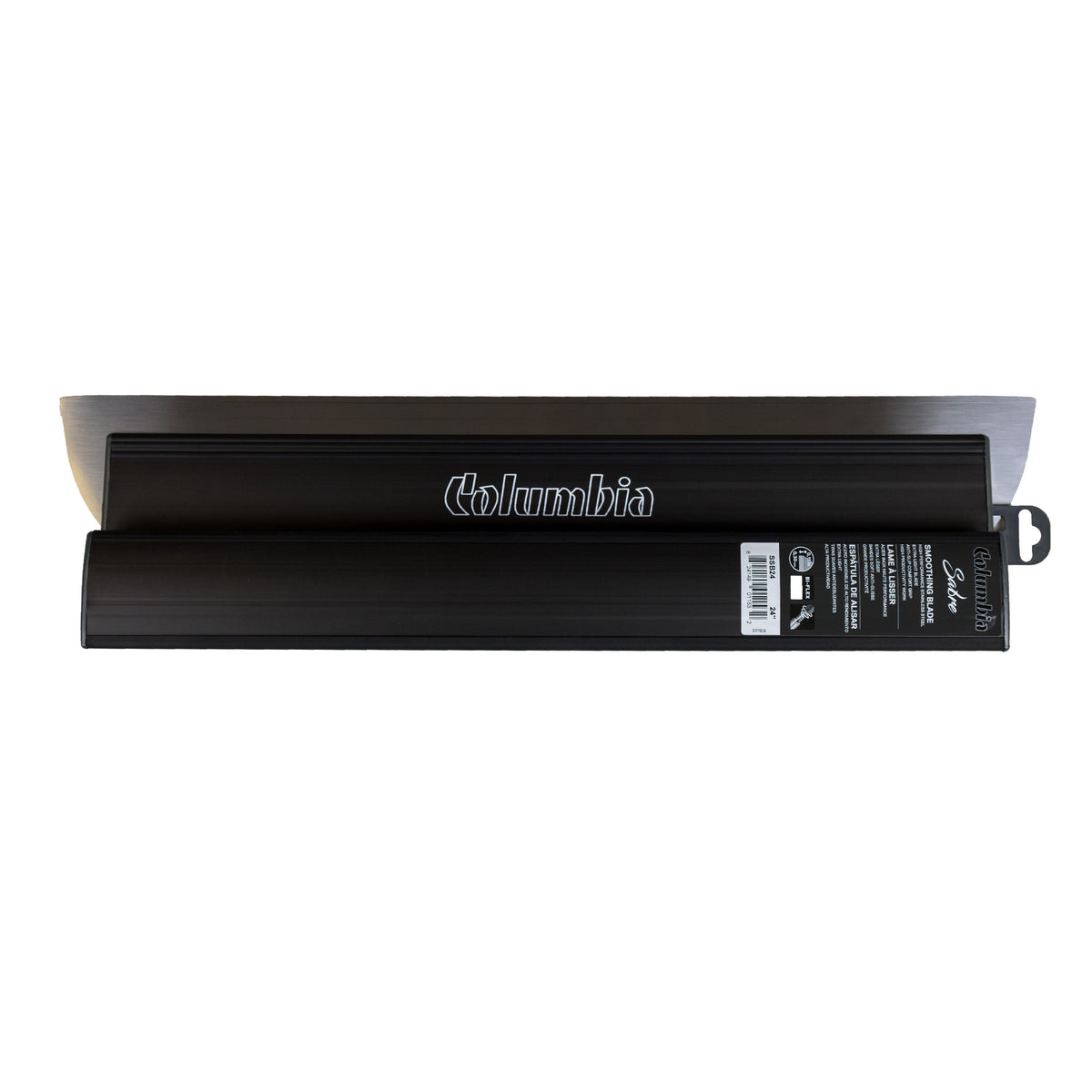 24-inch Columbia Sabre Smoothing Blade with stainless steel blade with rounded edges and black plastic body
