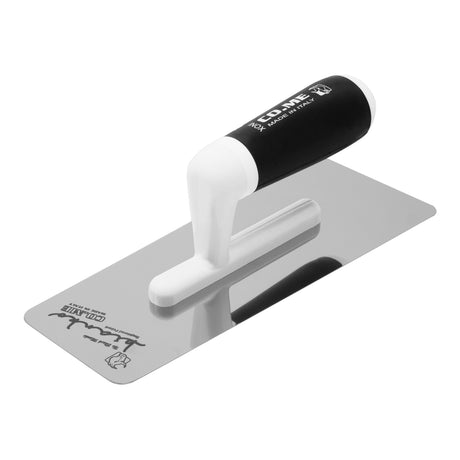 Co.Me Bianko Mirror-Polished Rectangular Beveled Venetian Finishing Trowel