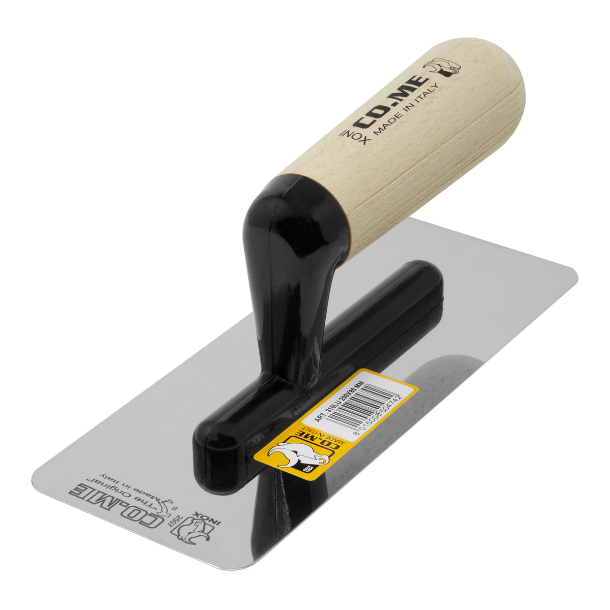 Co.Me Mirror-Polished Beveled Finishing Trowel