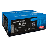 Grabber Wafer Framing Screws - Drill Point - Clear Zinc