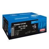 Grabber Wafer Framing Screws - Drill Point - Clear Zinc