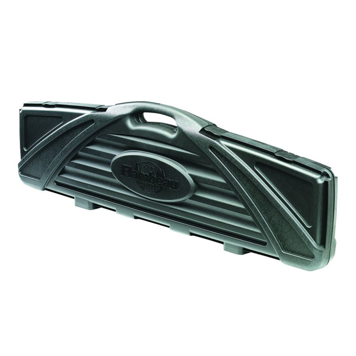 Black 53-inch Flambeau semi-automatic taping tool case made of rugged polymer