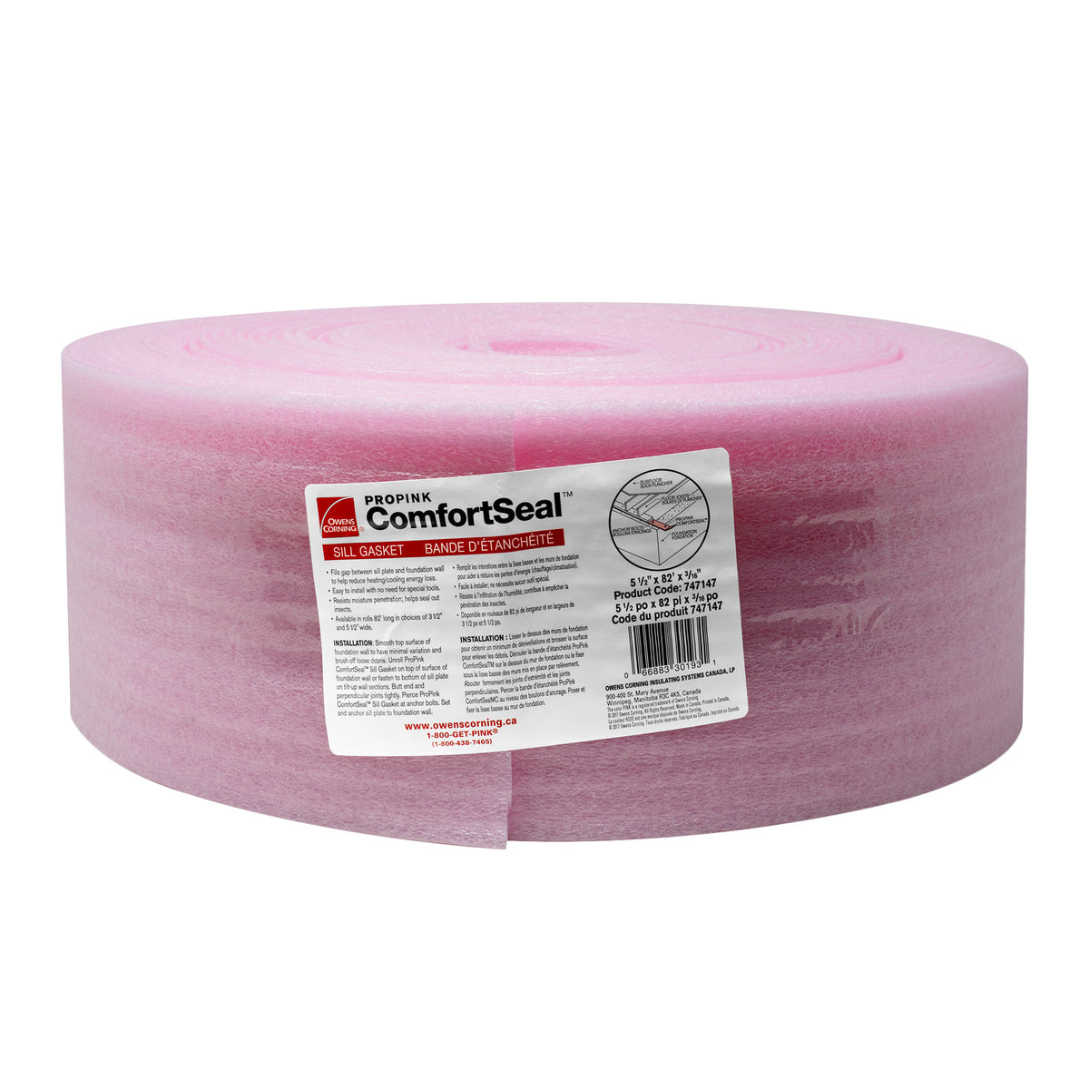 Owens Corning ProPink ComfortSeal Sill Gasket
