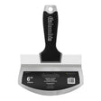 6-inch Columbia Bucket Scoop with curved stainless steel blade and black soft grip handle with hammer head