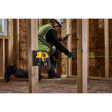 DeWalt USB Rechargeable Green Cross Line Laser Base Kit DCLE14201GB