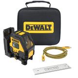 DeWalt USB Rechargeable Green Cross Line Laser Base Kit DCLE14201GB