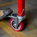 Metaltech 6" Heavy Duty Caster with Locking Pin for 6' Buildman Drywall Baker