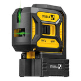 Stabila LAX320G Green Beam Cross Line Plus Plumb Dots Laser Level
