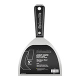 5-inch Columbia Joint Knife with stainless steel blade and black nylon handle with steel hammer head