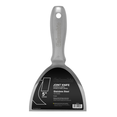 5-inch Columbia One Piece Putty Knife made with stainless steel blade, one-piece handle, and full tang construction