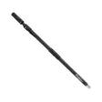 Slightly extended Columbia Predator One Extendable Handle with black carbon fiber body, steel components, and black rubber grips