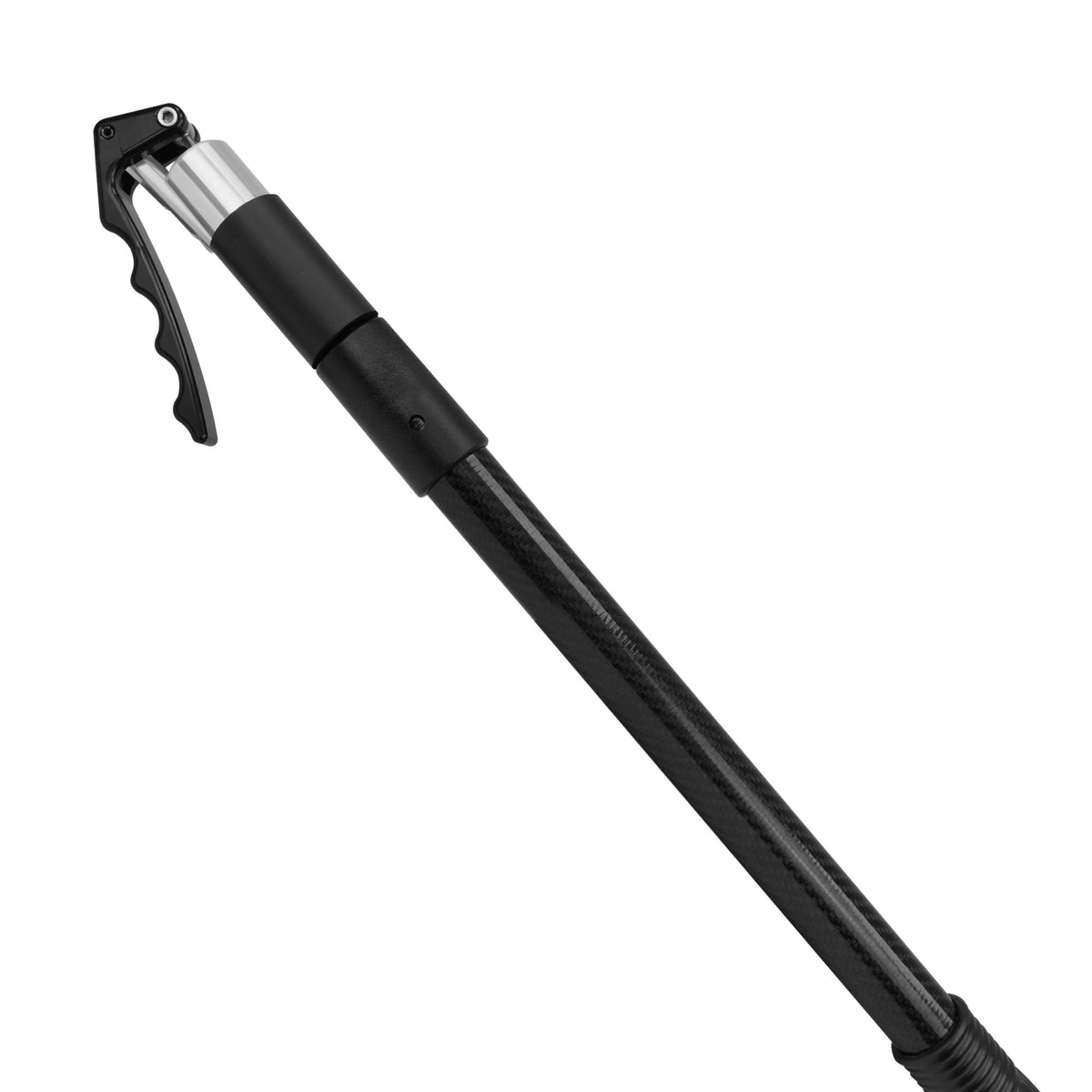 Close-up of Columbia Predator Matrix Box Handle brake handle with carbon fiber body