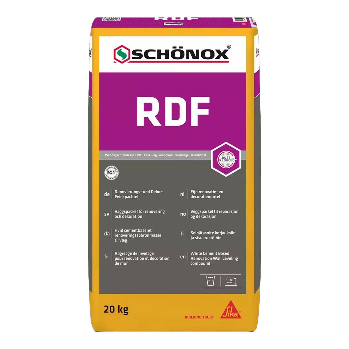 Sika SCHÖNOX® RDF (20 kg Bag)