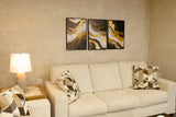 MicaWall Stone FX living room & couch