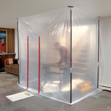 ZipWall® ZP2 ZipPole® Dust Barrier 10' Pole Kit - 2/Pack