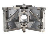3-inch TapeTech Corner Finisher with stainless steel frame and positive ball retainer, back view