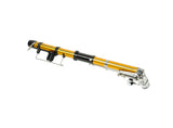 TapeTech 03TT Mini EasyClean Automatic Taper head with gold and black body, stainless steel cutting blade, and black creaser wheel, side view
