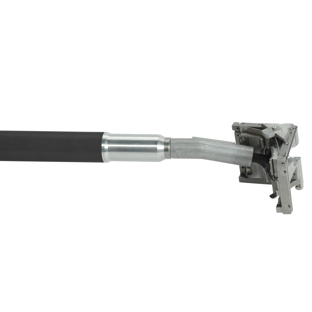 Asgard Fiberglass Handle with black outer handle attached to a grey Asgard Angle Head