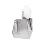 3-inch Columbia Combo Flusher made from aluminum with steel components and a white plastic wheel, quarter view