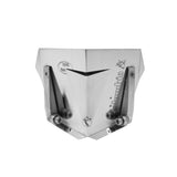 3-inch Columbia Direct Flusher made from aluminum with steel components and wheels, front view