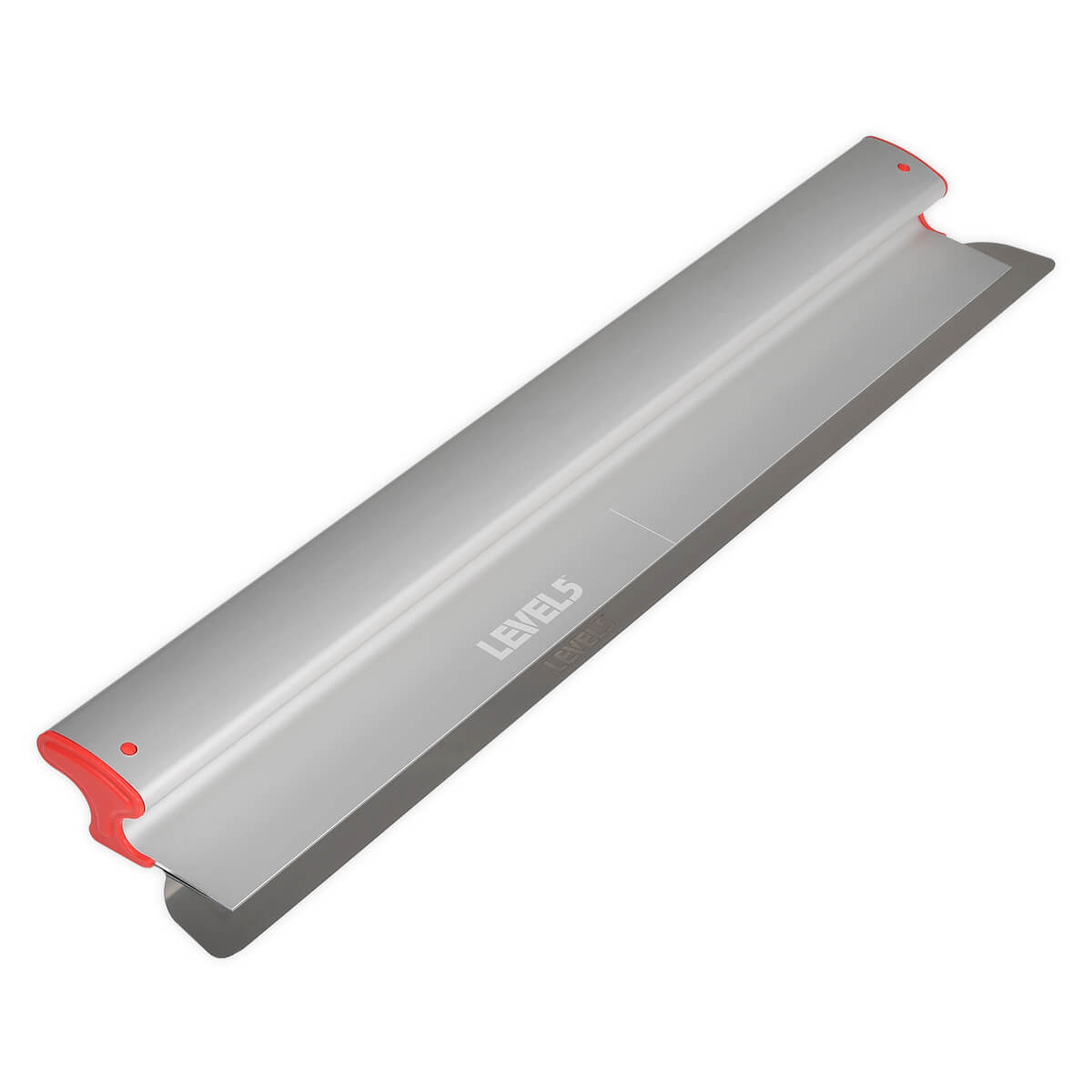 32-inch Level 5 Skimming Blade with a stainless steel blade, red composite end caps, and a grey plastic body