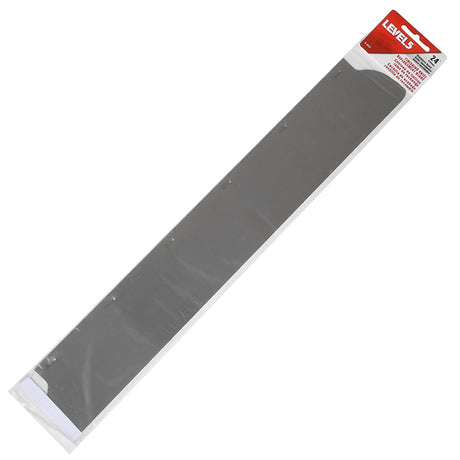 24-inch Level 5 Replacement Skimming Blade made of stainless steel in packaging