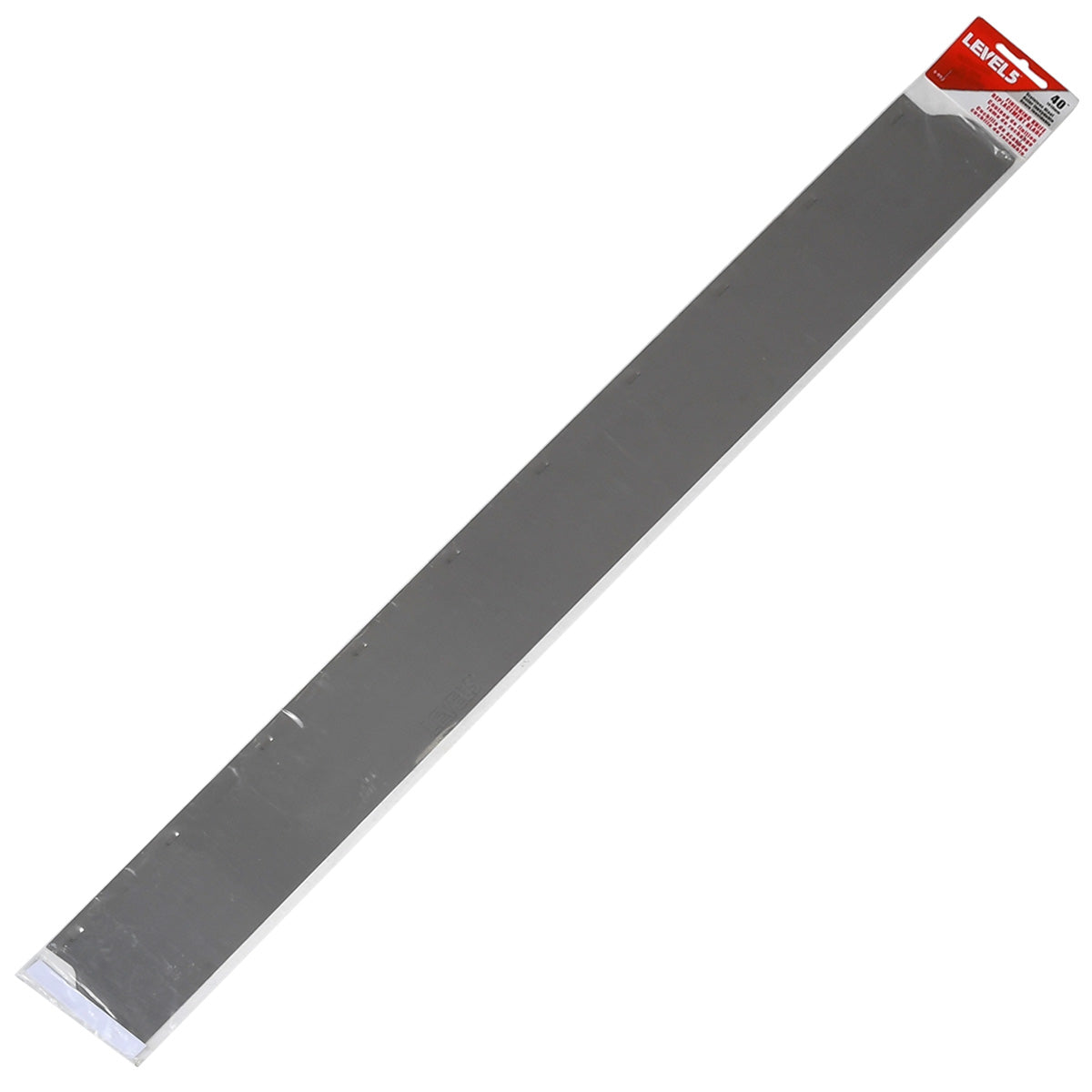 40-inch Level 5 Replacement Skimming Blade made of stainless steel in packaging