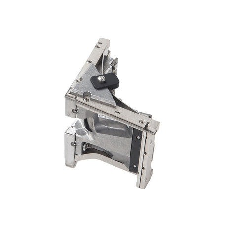 Asgard 2.5-inch angle head with stainless steel frame, patented positive ball retainer, and easy roll wheels, side view