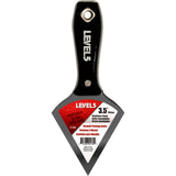 3.5-inch Level 5 Pointing Knife with a stainless steel blade, black plastic handle, metal hammer head, and hang hole