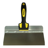 Richard Ergo-Grip Stainless Steel Taping Knife, Press-Punched Aluminum Bridge, 7” Handle