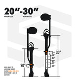 SurPro S1 Single Sided Magnesium Drywall Stilts