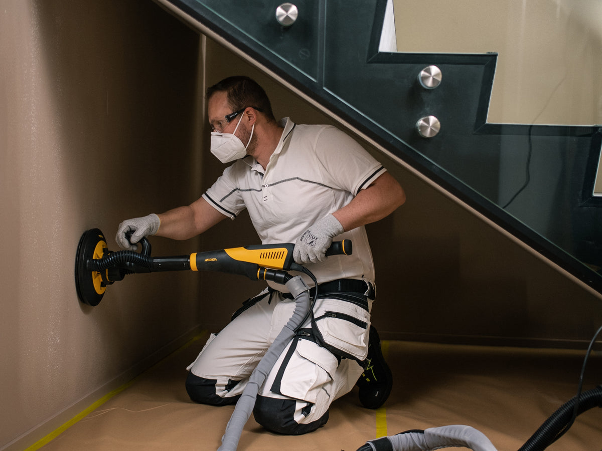 Mirka LEROS-S 9" Compact Drywall Sander/Dust Extractor Combo Package (MCA-LEROSS-CD)