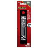 Olfa 25mm Super Heavy-Duty Ultra-Sharp Black Snap-Off Blades